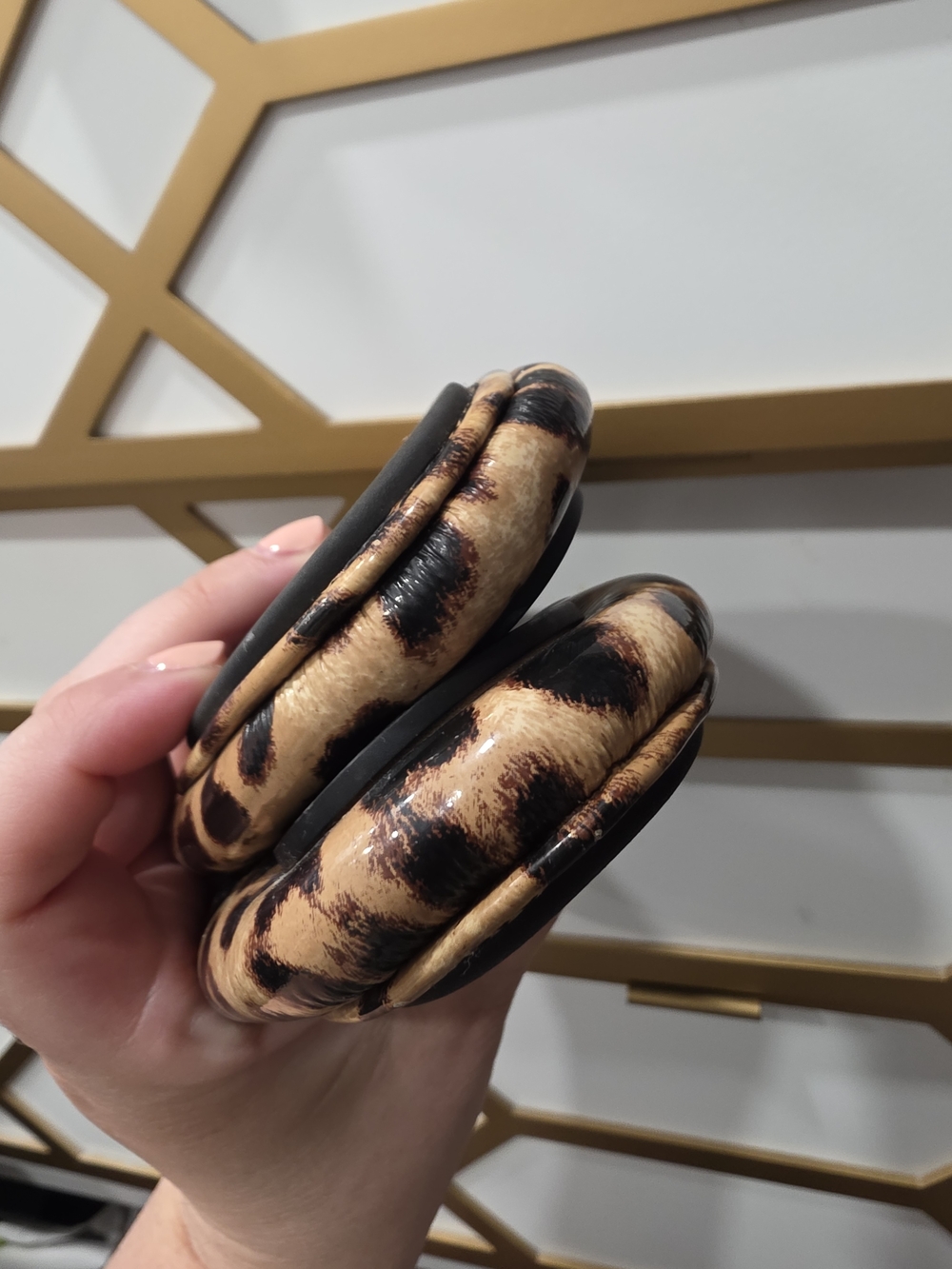 Tory Burch Leopard Print Reva Ballet Flats - Tan/Black - Picture 2 of 6